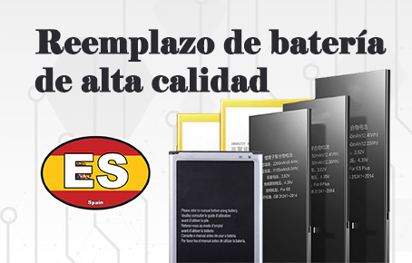 Reemplazo de batería 
de alta calidad